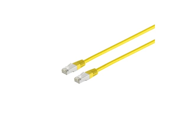 S/CONN 75711-HY, 1 m, Cat6, S/FTP (S-STP), RJ-45, RJ-45, Gult