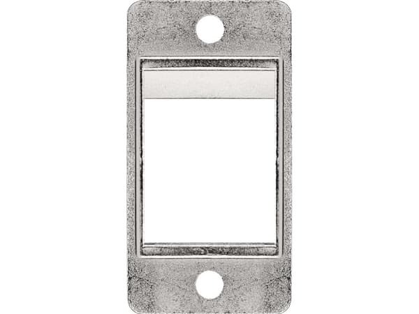 Goobay 79883, Ramme som klikker på plass, Zink, Sølv, 19,8 mm, 35,5 mm, 9,1 mm