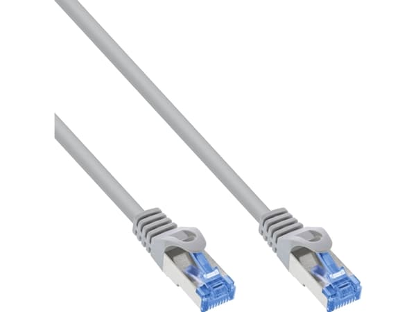 InLine 72602, 2 m, Cat6a, S/FTP (S-STP), RJ-45, RJ-45, Grå