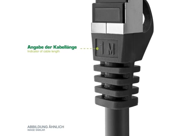 InLine patch cable Cat.6A S/FTP TPE LSZH CCA harmaa 0.5m - Kaapelit - Verkko (72655)