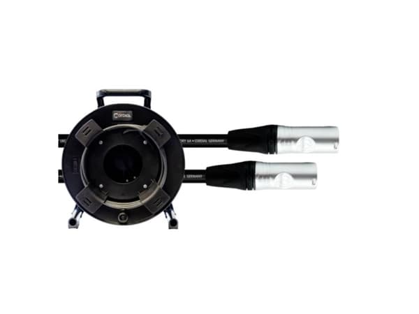 Cordial CSE 25 NN-SD 6A PUR, 20 m, Cat6a, SF/UTP (S-FTP), RJ-45, RJ-45, Sort