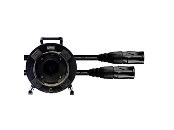 Cordial 15564 RJ45 Nätverkskabel, patchkabel CAT 5e S/UTP 25,00 m Svart PUR-mantel 1 st