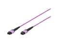 Miniatyrbilde 2 av 2: DIGITUS Professional - Patchkabel - MPO multi-modus (hun) til MPO multi-modus (hun) - 3 m - fiberoptisk - simplex - 50 / 125 my - OM4 - halogenfri -