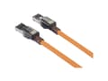 Miniatyrbilde 1 av 5: Renkforce RF-6609646, 0,5 m, Cat6a, S/FTP (S-STP), RJ-45/USB-C, RJ-45/USB-C, Oransje