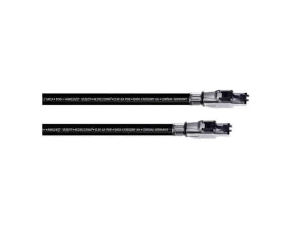 Cordial CSE HH 6A PUR, 5 m, Cat6a, SF/UTP (S-FTP), RJ-45, RJ-45, Lajittelu