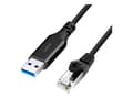 Miniatyrbilde 2 av 5: LogiLink CU0404, 5 m, Cat6, S/FTP (S-STP), RJ-45, Sort