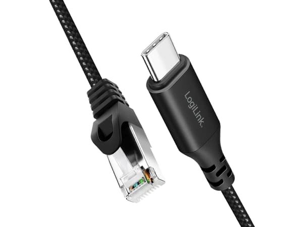 LogiLink CU0416, 10 m, Cat6, S/FTP (S-STP), RJ-45, Sort