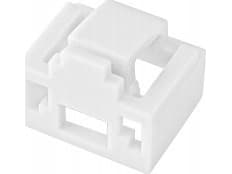 Alantec RJ45 stikkontakt mot uautorisert tilkobling, hvit (pakke med 24 stk + nøkkel) ALANTEC