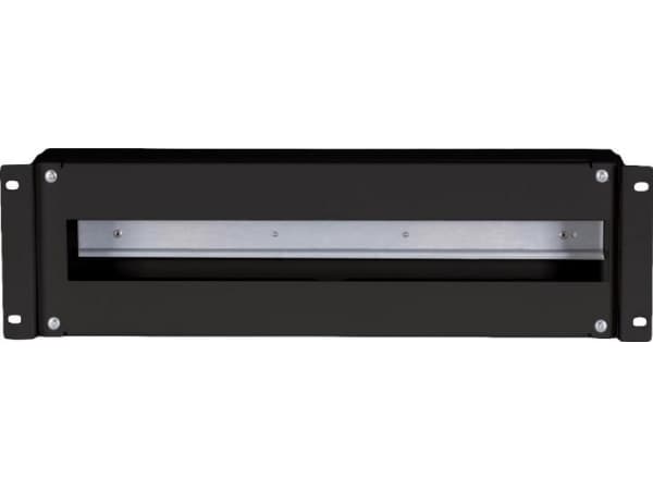 Alantec Spenningsfordelingstavle 19" 3U, uten utstyr, sort ALANTEC
