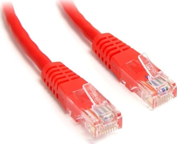 LOGON UTP Cat.5e, 2 m, Cat5e, RJ-45, RJ-45, Rød