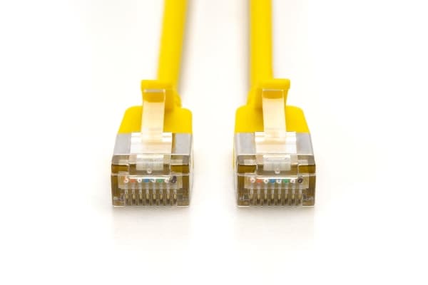 Digitus DK-1632-A-003S-Y, 0,3 m, Cat6a, F/FTP (FFTP), RJ-45, RJ-45, Keltainen