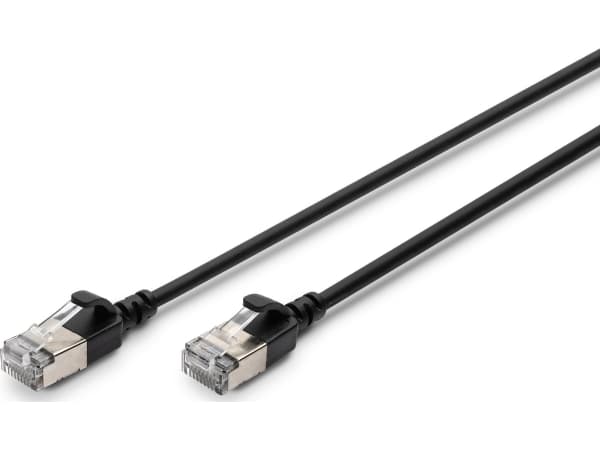 Digitus DK-1632-A-050S-BL, 5 m, Cat6a, F/FTP (FFTP), RJ-45, RJ-45, Sort