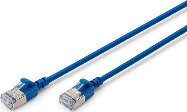 Digitus DK-1632-A-003S-B, 0,3 m, Cat6a, F/FTP (FFTP), RJ-45, RJ-45, Blå