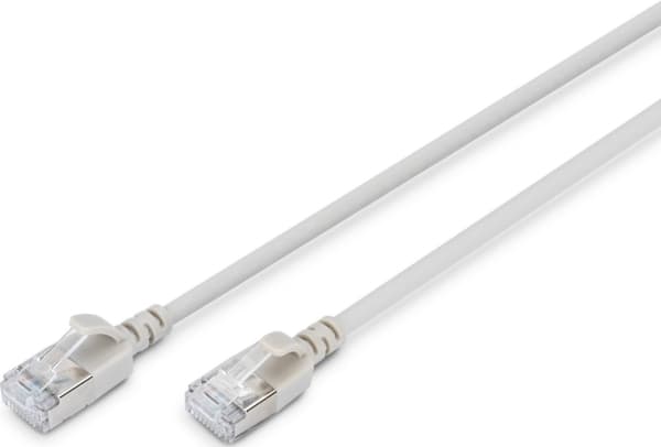Digitus DK-1632-A-003S, 0,3 m, Cat6a, F/FTP (FFTP), RJ-45, RJ-45, Grå