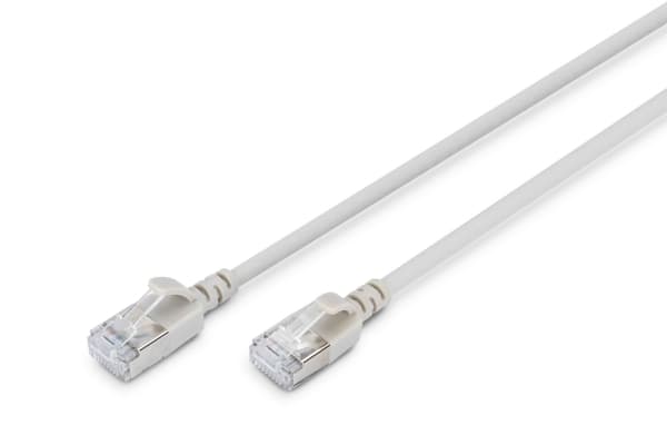 Digitus DK-1632-A-003S, 0,3 m, Cat6a, F/FTP (FFTP), RJ-45, RJ-45, Grå