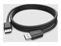 Miniatyrbild 1 av 5: Dell CB325D - DisplayPort-kabel - DisplayPort (hane) till DisplayPort (hane) - DisplayPort 1.4 - 1.8 m - 8K60Hz stöd, 5K60Hz stöd, 4K120Hz stöd, HDR-