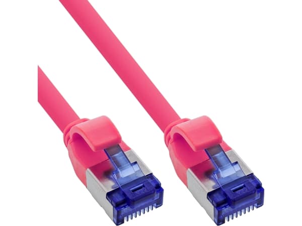 InLine 74925M, 25 m, Cat6a, S/FTP (S-STP), RJ-45, RJ-45, Fiolblå