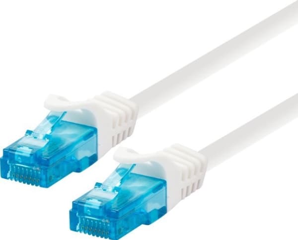 LOGON TCU55U0025WH, 0,25 m, Cat5e, U/UTP (UTP), RJ-45, RJ-45, Hvit