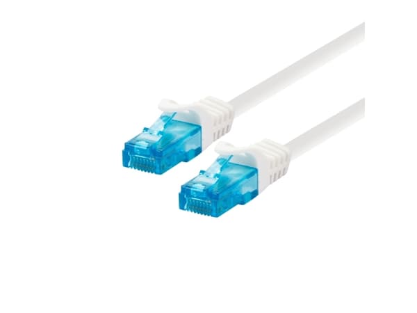LOGON TCU55U0025WH, 0,25 m, Cat5e, U/UTP (UTP), RJ-45, RJ-45, Hvit