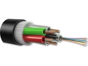 Alantec utendørs multimodus fiberoptisk kabel OM2 A-DQ(ZN)B2Y 12G 50/125 PE