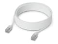 Miniatyrbilde 1 av 3: Ubiquiti UniFi - Koblingskabel - RJ-45 (hann) til RJ-45 (hann) - 5 m - 3 mm - skjermet - CAT 6a - med støvel, innendørs - hvit