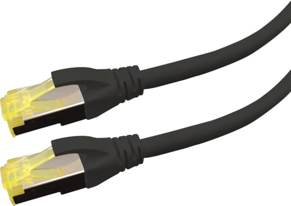 LOGON PREMIUM APR6A100BL Nettverkskabel Sort 10 m Cat6a S/FTP (S-STP) (APR6A100BL)