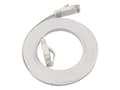 Miniatyrbild 2 av 3: MicroConnect - Nätverkskabel - RJ-45 (hane) till RJ-45 (hane) - 7 m - 6 mm - U/UTP, oskärmad - CAT 6a - hakfri, halogenfri, tvinnad, platt - vit