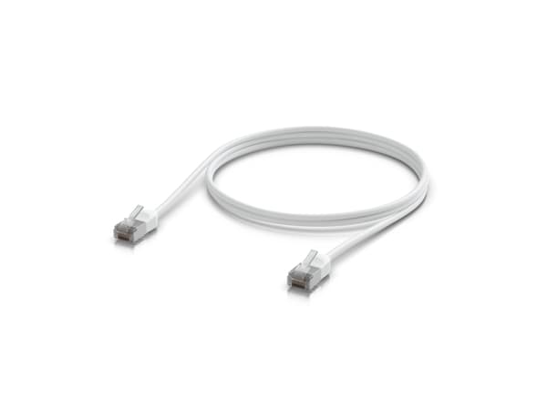Ubiquiti UACC-Cable-Patch-Outdoor-C6A-1M-W, 1 m, Cat6a, RJ-45, RJ-45, Hvit