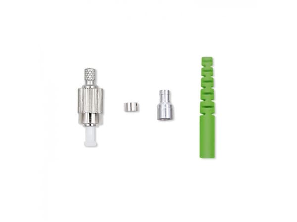 Qoltec - Nätverkskontakt - FC/APC-enkelläge - fiberoptisk - 3 mm (paket om 200)
