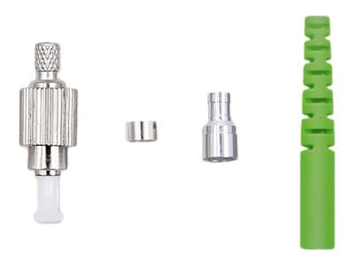 Qoltec - Nätverkskontakt - FC/APC-enkelläge - fiberoptisk - 3 mm (paket om 200)