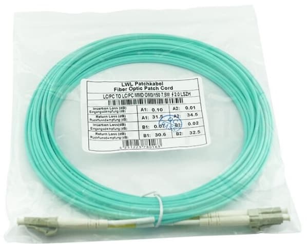 BlueOptics 050502T512000030M-BO, 30 m, LC/APC, OM3, 2x LC, 2x SC
