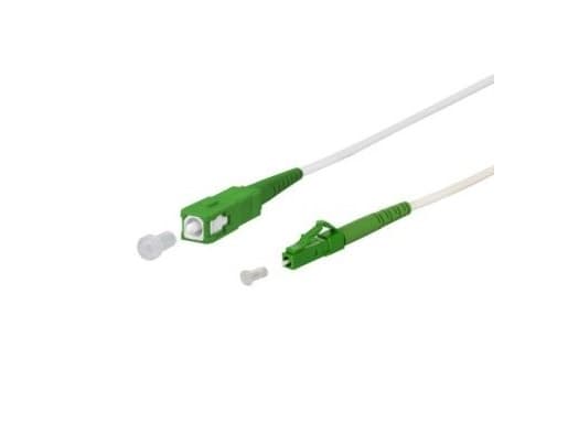 METZ CONNECT OpDAT patchkabel, SC-S APC/LC-S APC OS2, 0,5 m