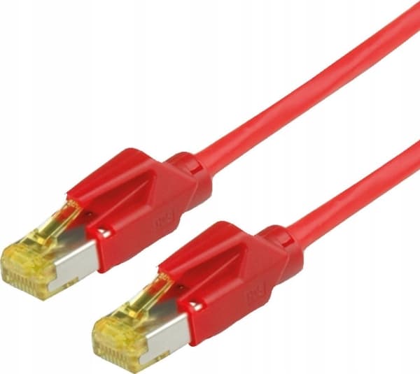 Draka Draka UC900 - Patch- Cable - RJ- 45 (M) - to - RJ- 45 (M) - 3 m - SFTP, PiMF - CAT 6a - halogen free - red (21.05.9531)