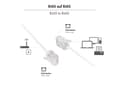 Miniatyrbild 2 av 4: LogiLink CQ3061U, 3 m, Cat6a, U/UTP (UTP), RJ-45, RJ-45, Vit