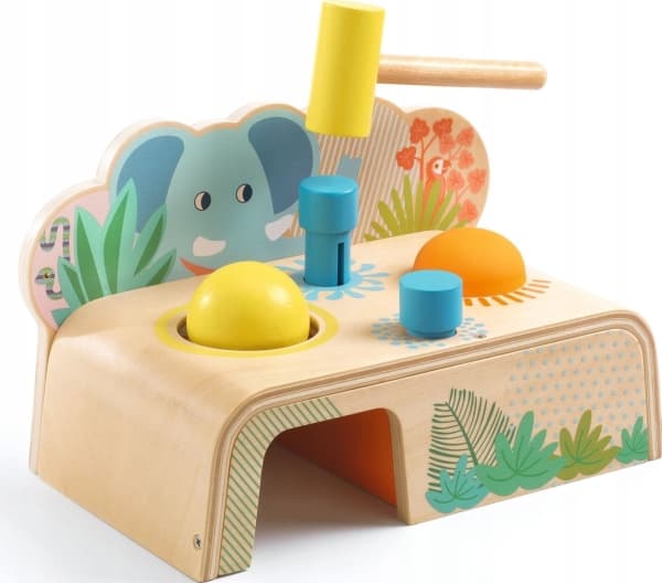 Djeco Wooden smispill - Multi Tap
