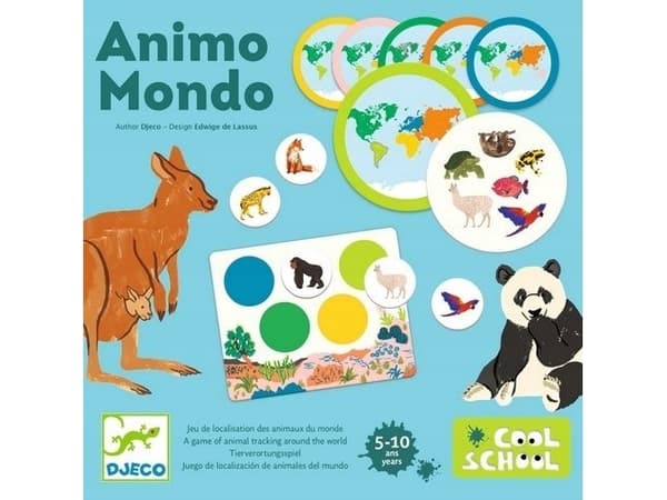 Djeco peli - Cool School - Animo Mondo (DJ08198) (DJ08198) (DJ08198)