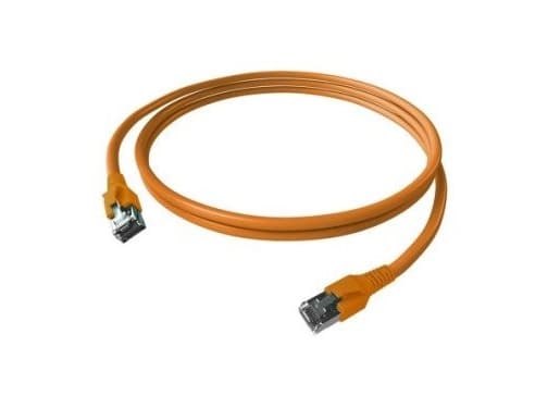 Easylan CP1KOBOBO0100 RJ45 Netværkskabel, patchkabel CAT 6A S/FTP 10 m Orange 1 stk