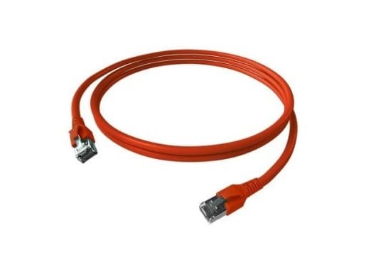 EasyLan FlexBoot Cat.6A Patch-kabel, S/FTP, Rød, 5m