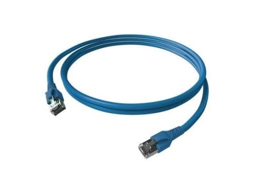 Kabel krosowy EasyLan FlexBoot Cat.6A, S/FTP, niebieski, 7,5 m