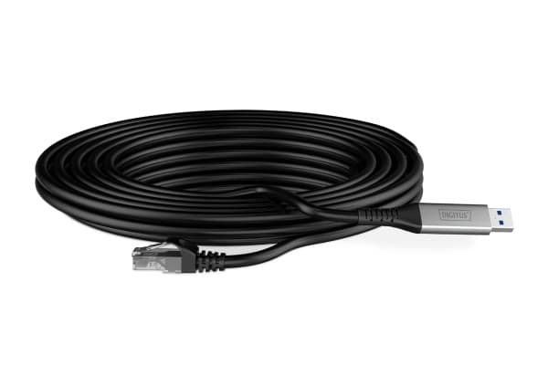 USB-A TO RJ45 1GBIT/S 3M | USB-A - RJ45 CAT 6A S/FTP LSZH