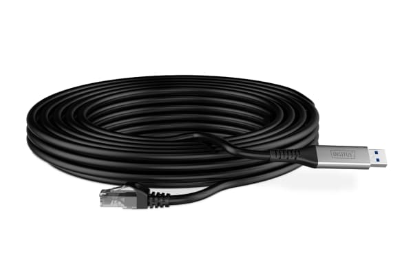 USB-A TO RJ45 1GBIT/S 5M | USB-A - RJ45 CAT 6A S/FTP LSZH