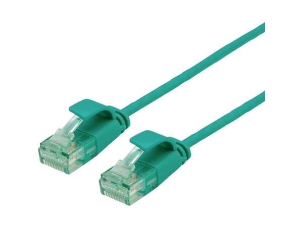 ROLINE RM UTP Data Center Patch Cord Cat.6A (Class EA), wąski, zielony, 3 m