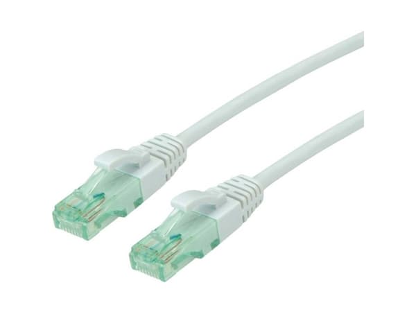 roline kierrätysmateriaali RJ45 (crossover) Verkkokaapeli Liitäntäkaapeli CAT 6A U/UTP 15 m Harmaa