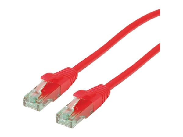 roline kierrätysmateriaali RJ45 (crossover) Verkkokaapeli Liitäntäkaapeli CAT 6A U/UTP 20 m Punainen