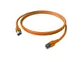 Miniatyrbilde 1 av 2: Kabel krosowy EasyLan FlexBoot Cat.6A, S/FTP, pomarańczowy, 2 m