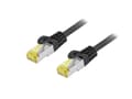 Miniatyrbild 2 av 4: Equip 605101, 2 m, Cat6a, S/FTP (S-STP), RJ-45, RJ-45, Sort