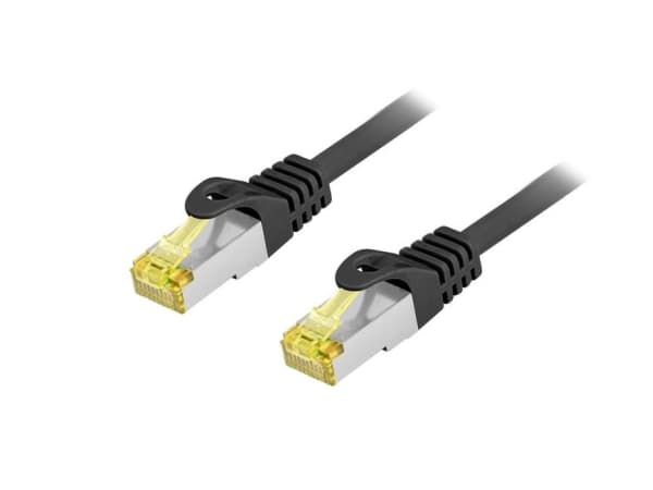 Equip 605101, 2 m, Cat6a, S/FTP (S-STP), RJ-45, RJ-45, Sort