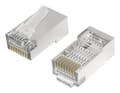 Miniatyrbild 3 av 4: Hama 00300028, Cat6a, RJ-45, Sølv, Transparent
