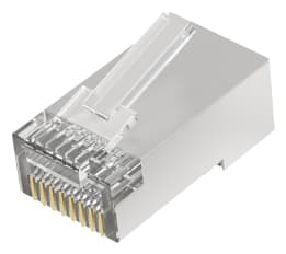 Hama 00300028, Cat6a, RJ-45, Sølv, Transparent