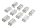 Miniatyrbild 2 av 4: Hama 00300028, Cat6a, RJ-45, Sølv, Transparent